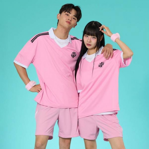카라 풋볼져지 핑크 세트(상의기준)