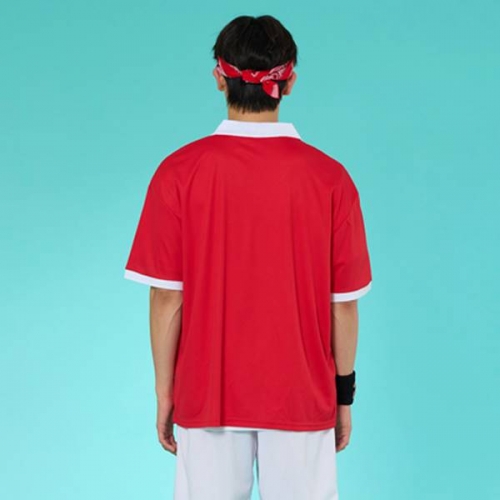 카라 풋볼져지 레드 세트(상의기준)