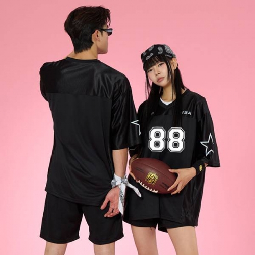 럭비반티 스포티 럭비 메쉬 블랙 반티 세트(상의기준)