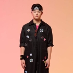 점프슈트 긴팔 반티 (블랙)