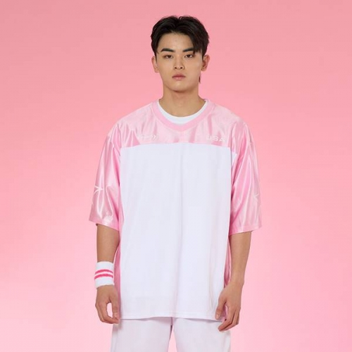 럭비반티 스포티 럭비 메쉬 핑크 반티 세트(상의기준)