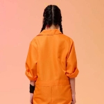 오렌지 점프슈트 긴팔 세트(세트기준)