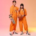오렌지 점프슈트 긴팔 세트(세트기준)