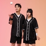 야구복반티 블랙 베이직 베이스볼 반티 세트(셔츠기준)