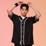 야구복반티 블랙 베이직 베이스볼 반티 세트(셔츠기준)