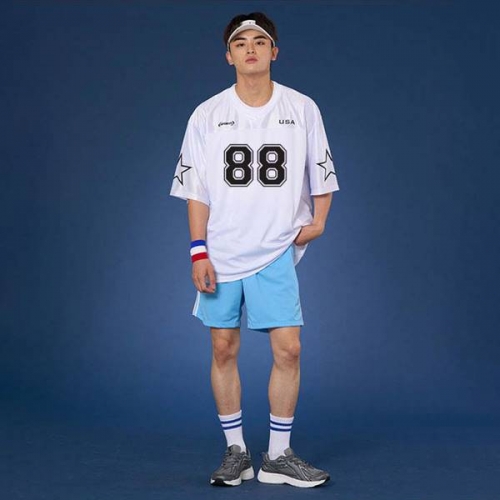 럭비반티 스포티 럭비 메쉬 화이트 반티 세트(상의기준)