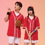 야구복반티 레드 베이직 베이스볼 반티세트(셔츠기준)