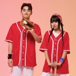 야구복반티 레드 베이직 베이스볼 반티세트(셔츠기준)