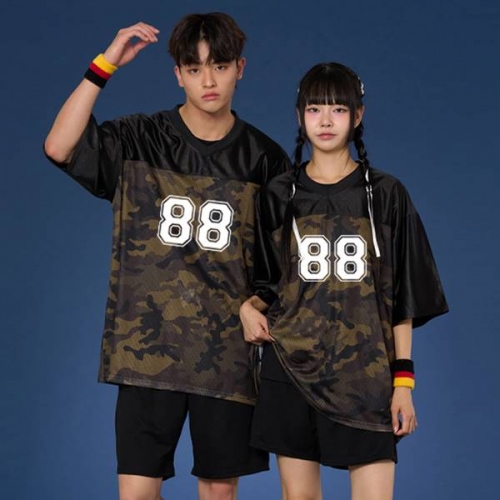 럭비반티 스포티 럭비 메쉬 카모 반티 세트(상의기준)