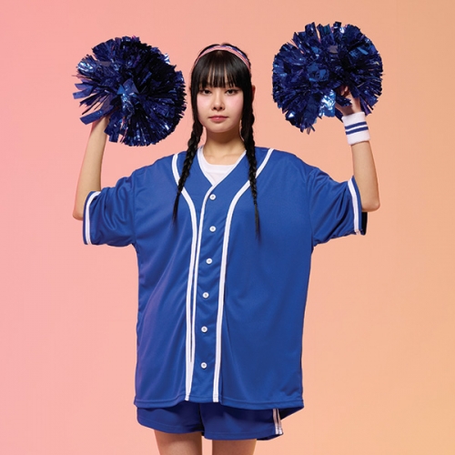 야구복반티 블루 베이직 베이스볼 반티세트(셔츠기준)