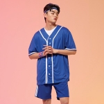 야구복반티 블루 베이직 베이스볼 반티세트(셔츠기준)