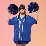 야구복반티 블루 베이직 베이스볼 반티세트(셔츠기준)