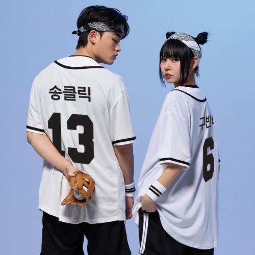 야구반티 화이트 베이직 베이스볼 세트(셔츠기준)