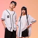야구복반티 화이트 스트라이프 베이스볼 야구반티(자켓기준)