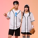 야구복반티 화이트 스트라이프 베이스볼 야구반티(자켓기준)