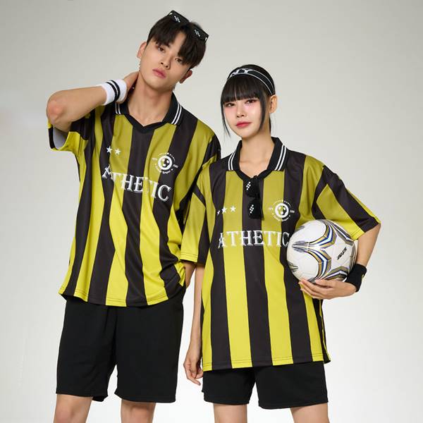 풋볼반티 축구반티 싸커 엠블럼 풋볼져지 옐로우블랙 반티 세트(상의기준)