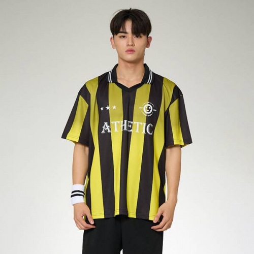 풋볼반티 축구반티 싸커 엠블럼 풋볼져지 옐로우블랙 반티 세트(상의기준)