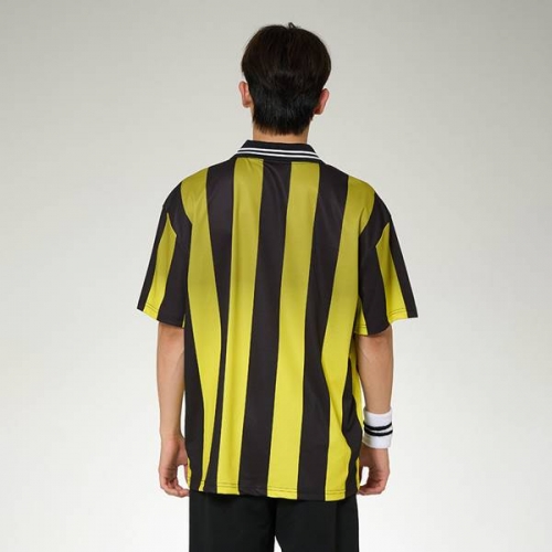 풋볼반티 축구반티 싸커 엠블럼 풋볼져지 옐로우블랙 반티 세트(상의기준)