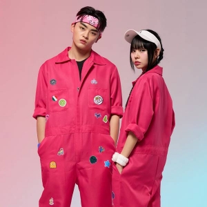 핫핑크 점프슈트 긴팔 세트(세트기준)