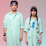 민트 점프슈트 긴팔 세트(세트기준)