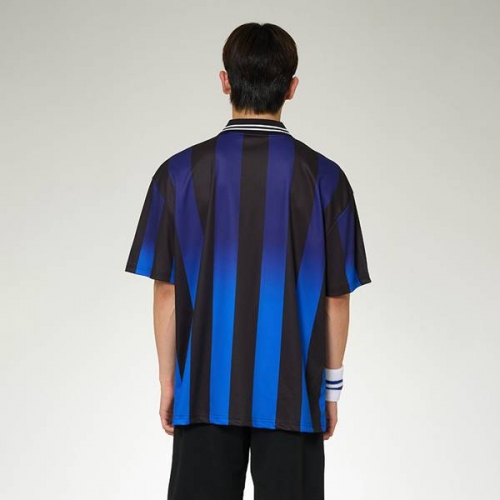 풋볼반티 축구반티 싸커 엠블럼 풋볼져지 블루블랙 반티 세트(상의기준)