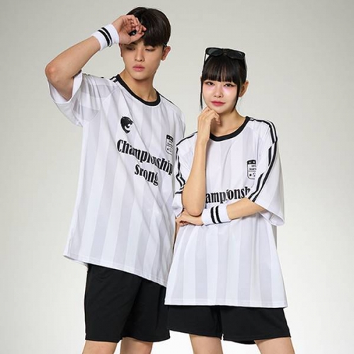 반티-풋볼반티 축구반티 화이트 스트라이프 풋볼유니폼 반티(상의기준)