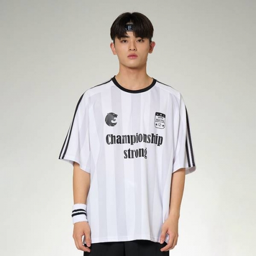 반티-풋볼반티 축구반티 화이트 스트라이프 풋볼유니폼 반티(상의기준)