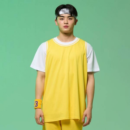 옐로우 봉봉 농구 나시 세트(상의기준)