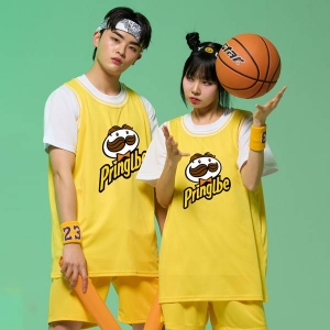 옐로우 봉봉 농구 나시 세트(상의기준)