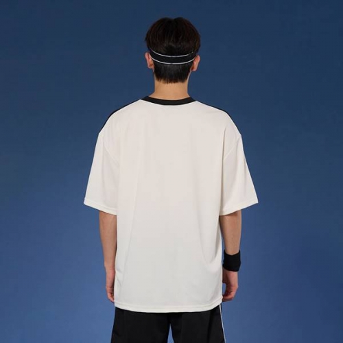 스포츠 트랙 브이넥져지 아이보리 반티 세트(상의기준)
