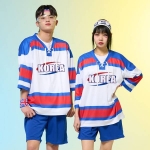 블루 아이스하키 반티 세트(상의기준)