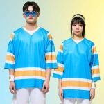 챔피언하키 스카이블루 반티 세트(상의기준)