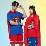 슈퍼맨과 원더우먼 코스프레반티 세트(상의기준)