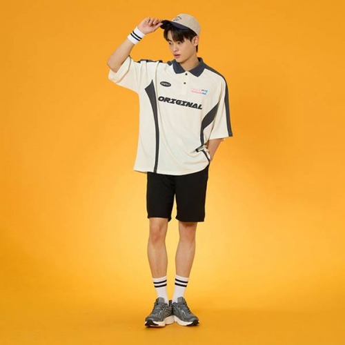 카라 배색 커브 져지 세트(상의기준)