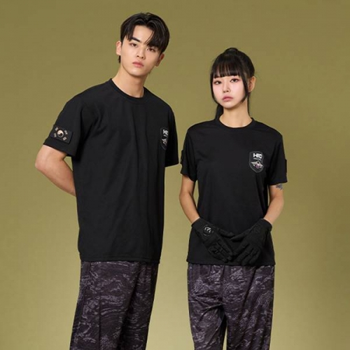 강철부대 HID 반팔 블랙 반티(상의기준)