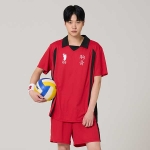 레드 아이큐 배구복반티 세트 ★무릎아대 검정/네이비 랜덤발송★