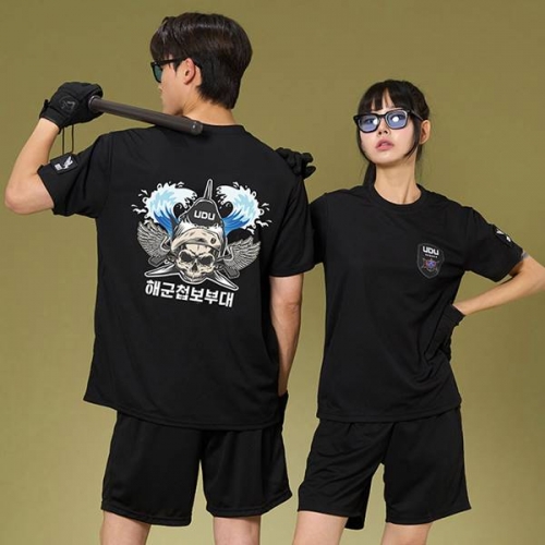 강철부대 UDU 반팔 블랙 반티(상의기준)