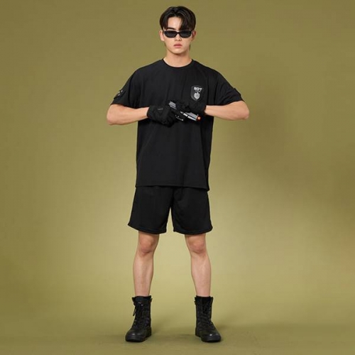 강철부대 SDT 반팔 블랙 반티(상의기준)