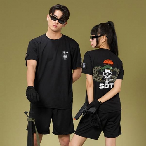 강철부대 SDT 반팔 블랙 반티(상의기준)