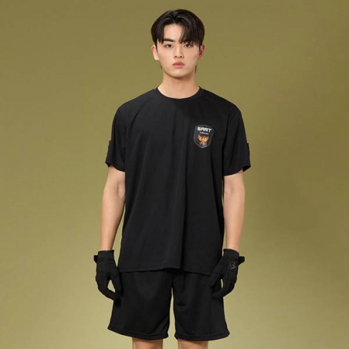 강철부대 STAR 블랙 반팔 반티(상의기준)