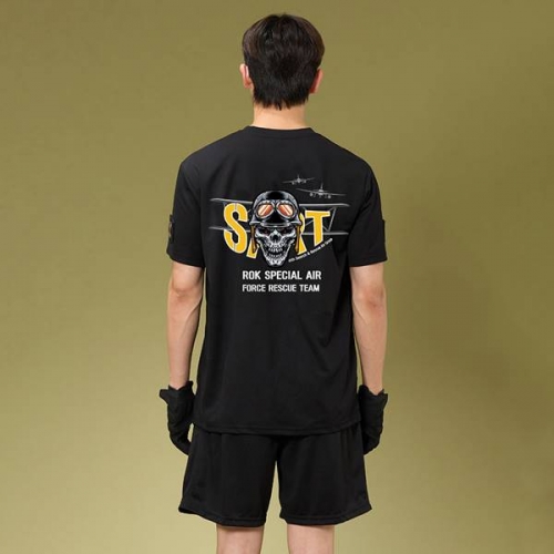 강철부대 STAR 블랙 반팔 반티(상의기준)