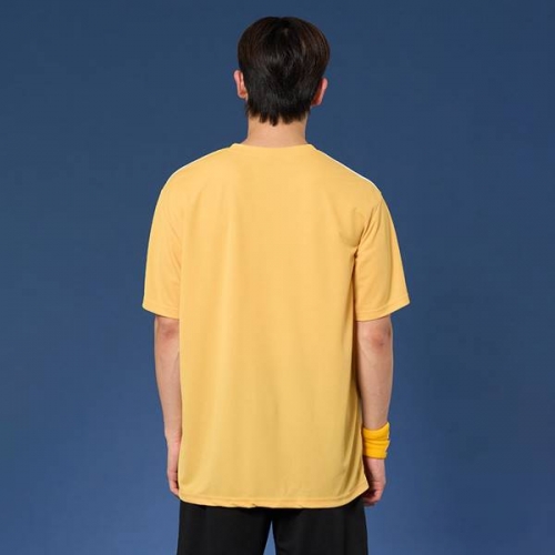 숄더 2선 오버핏져지 반팔 반티 옐로우 세트(상의기준)