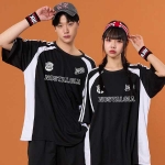 라인2선져지 블랙화이트 반티(상의기준)