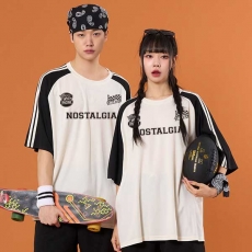 루즈핏 소매2선져지 블랙 반티(상의기준)