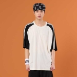 루즈핏 소매2선져지 블랙 반티(상의기준)