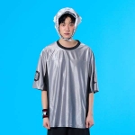 브라이트 배색 져지 실버 반티 세트(상의기준)