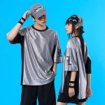 브라이트 배색 져지 실버 반티 세트(상의기준)