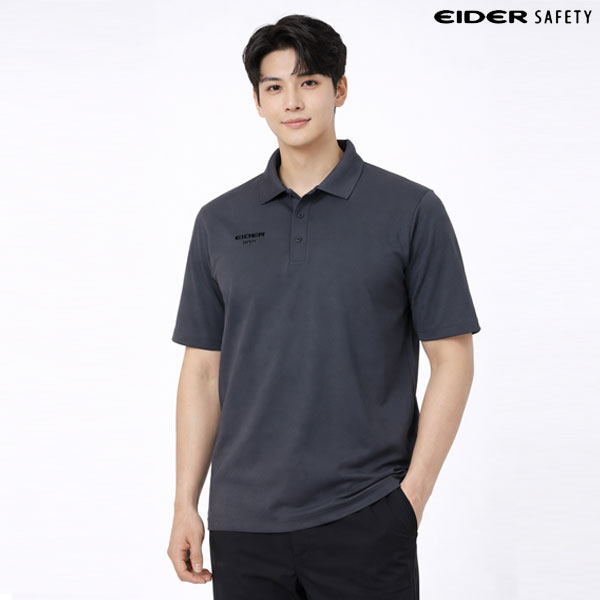 아이더 세이프티 냉감 우븐 반팔 카라티셔츠 TS-S2504