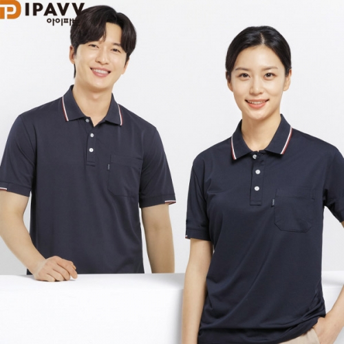 파브 근무복 작업복 반팔 카라 티셔츠 TS-2504