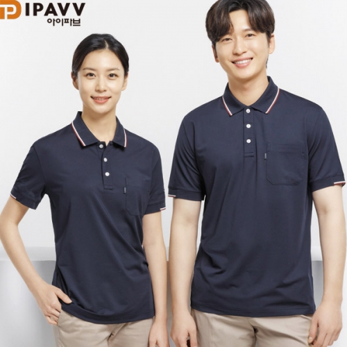 파브 근무복 작업복 반팔 카라 티셔츠 TS-2504